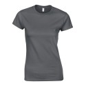 T-shirt femme manches courtes en coton ringspun softstyle, 150 g/m²
