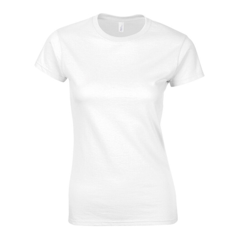 T-shirt femme manches courtes en coton ringspun softstyle, 150 g/m²