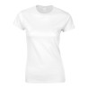 T-shirt femme manches courtes en coton ringspun softstyle, 150 g/m²