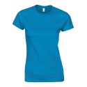 T-shirt femme manches courtes en coton ringspun softstyle, 150 g/m²