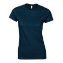 T-shirt femme manches courtes en coton ringspun softstyle, 150 g/m²