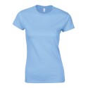 T-shirt femme manches courtes en coton ringspun softstyle, 150 g/m²