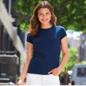 T-shirt femme manches courtes en coton ringspun softstyle, 150 g/m²