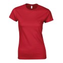 T-shirt femme manches courtes en coton ringspun softstyle, 150 g/m²