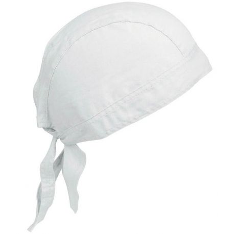 Chapeau bandana en coton brossé avec lanières, 180 g/m²