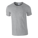 T-shirt homme manches courtes en coton ringspun softstyle, 150 g/m²