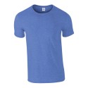 T-shirt homme manches courtes en coton ringspun softstyle, 150 g/m²