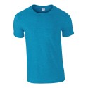T-shirt homme manches courtes en coton ringspun softstyle, 150 g/m²