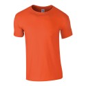 T-shirt homme manches courtes en coton ringspun softstyle, 150 g/m²