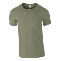 T-shirt homme manches courtes en coton ringspun softstyle, 150 g/m²
