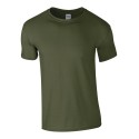 T-shirt homme manches courtes en coton ringspun softstyle, 150 g/m²