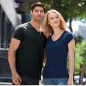 T-shirt col V homme manches courtes en coton ringspun softstyle, 150 g/m²