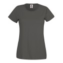 T-shirt femme original en coton col rond, manches courtes, 145 g/m²