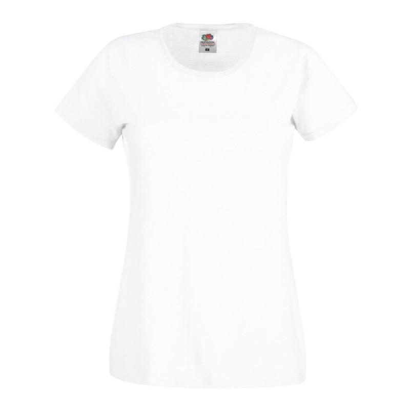 T-shirt femme original en coton col rond, manches courtes, 145 g/m²