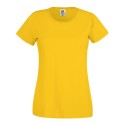 T-shirt femme original en coton col rond, manches courtes, 145 g/m²