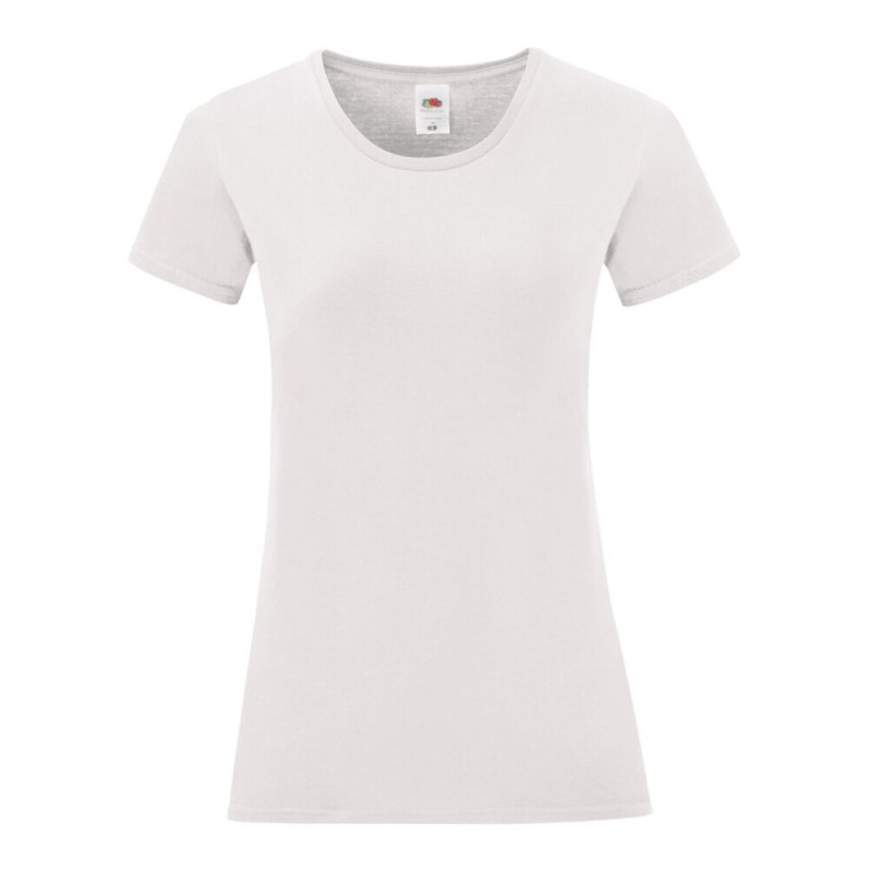 T-shirt femme iconic, coupe moderne ajustée en coton doux, 150 g/m²