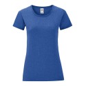 T-shirt femme iconic, coupe moderne ajustée en coton doux, 150 g/m²