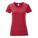 T-shirt femme iconic, coupe moderne ajustée en coton doux, 150 g/m²
