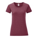 T-shirt femme iconic, coupe moderne ajustée en coton doux, 150 g/m²