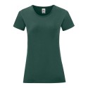 T-shirt femme iconic, coupe moderne ajustée en coton doux, 150 g/m²
