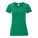 T-shirt femme iconic, coupe moderne ajustée en coton doux, 150 g/m²