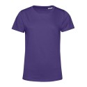 T-shirt femme coton BIO col rond, manches courtes, 145 g/m²
