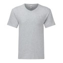 T-shirt homme iconic col V, coupe moderne en coton doux, 150 g/m²