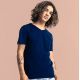 T-shirt homme iconic col V, coupe moderne en coton doux, 150 g/m²