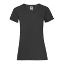 T-shirt femme col rond valueweight en coton, manches courtes, 165 g/m²