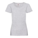 T-shirt femme col rond valueweight en coton, manches courtes, 165 g/m²