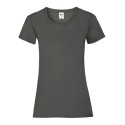 T-shirt femme col rond valueweight en coton, manches courtes, 165 g/m²