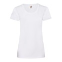 T-shirt femme col rond valueweight en coton, manches courtes, 165 g/m²