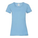 T-shirt femme col rond valueweight en coton, manches courtes, 165 g/m²