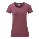 T-shirt femme col rond valueweight en coton, manches courtes, 165 g/m²