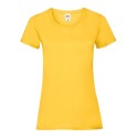 T-shirt femme col rond valueweight en coton, manches courtes, 165 g/m²