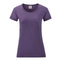 T-shirt femme col rond valueweight en coton, manches courtes, 165 g/m²