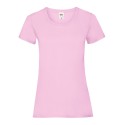 T-shirt femme col rond valueweight en coton, manches courtes, 165 g/m²