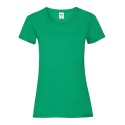 T-shirt femme col rond valueweight en coton, manches courtes, 165 g/m²