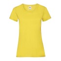 T-shirt femme col rond valueweight en coton, manches courtes, 165 g/m²