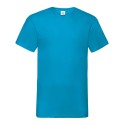 T-shirt homme col V valueweight en coton, manches courtes, 165 g/m²