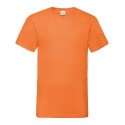 T-shirt homme col V valueweight en coton, manches courtes, 165 g/m²