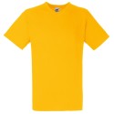 T-shirt homme col V valueweight en coton, manches courtes, 165 g/m²