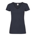 T-shirt femme col V valueweight en coton, manches courtes, 165 g/m²