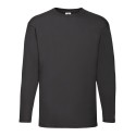 T-shirt manches longues col rond valueweight en coton, 165 g/m²