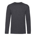 T-shirt manches longues col rond valueweight en coton, 165 g/m²