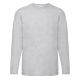 T-shirt manches longues col rond valueweight en coton, 165 g/m²