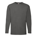 T-shirt manches longues col rond valueweight en coton, 165 g/m²