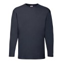 T-shirt manches longues col rond valueweight en coton, 165 g/m²