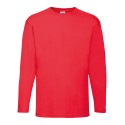 T-shirt manches longues col rond valueweight en coton, 165 g/m²