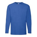 T-shirt manches longues col rond valueweight en coton, 165 g/m²